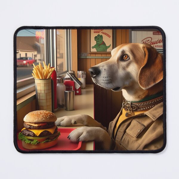 Item preview, Dog at the Diner designed and sold by Angelandspot.