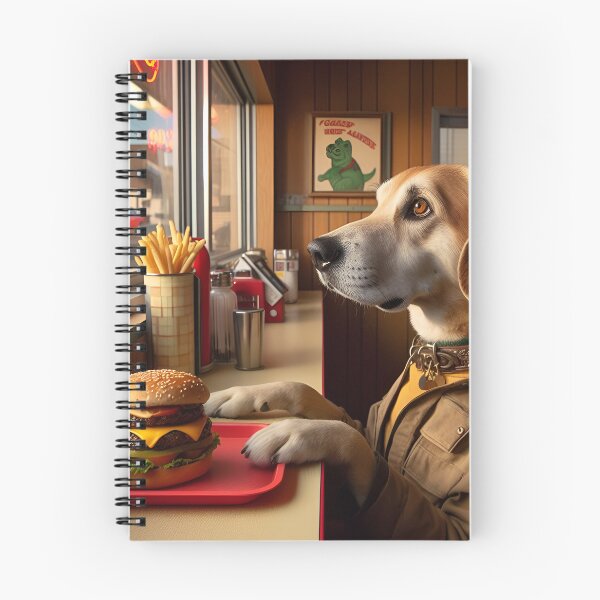 Item preview, Dog at the Diner designed and sold by Angelandspot.