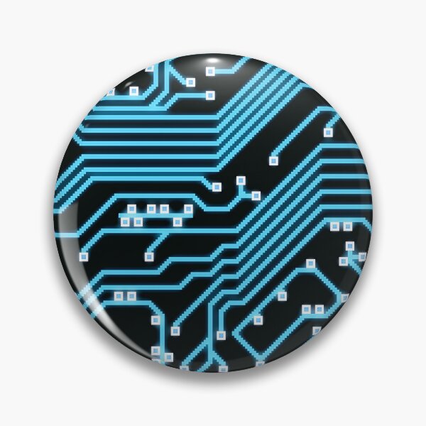 Item preview, Voxel Printed Circuit Board Blue designed and sold by PotatoVonEpicus.