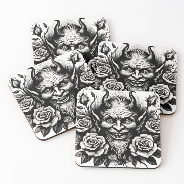 Item preview, devil and roses designed and sold by Greydate.