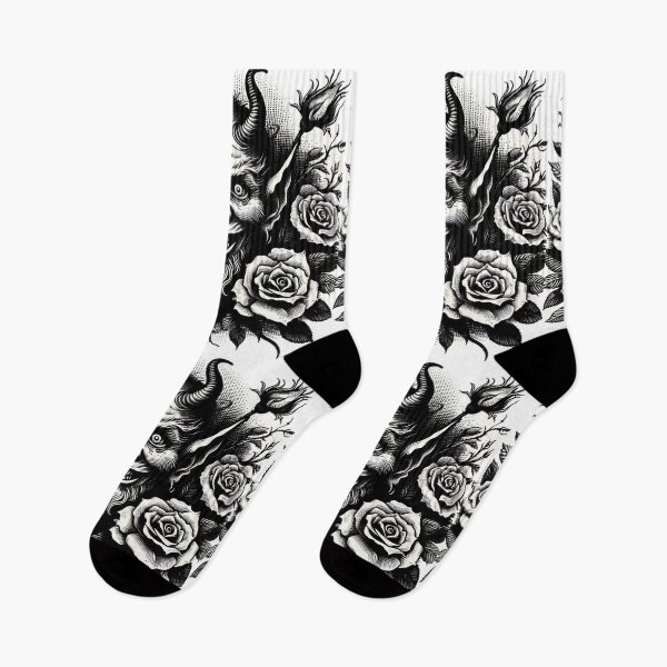 Item preview, devil and roses designed and sold by Greydate.