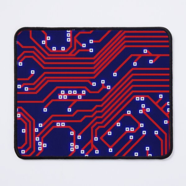 Item preview, Voxel Printed Circuit Board Red/Blue designed and sold by PotatoVonEpicus.