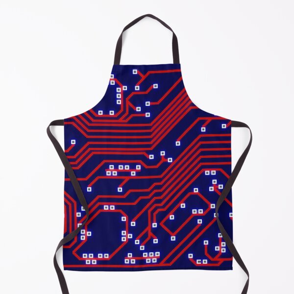 Item preview, Voxel Printed Circuit Board Red/Blue designed and sold by PotatoVonEpicus.