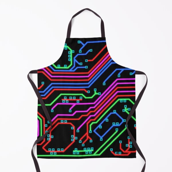 Item preview, Voxel Printed Circuit Board Neon designed and sold by PotatoVonEpicus.