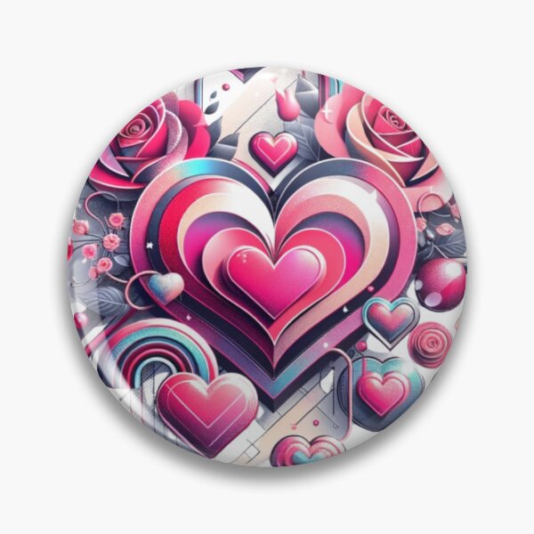 Item preview, Geometric Love: A Modern Valentine's Day Expression designed and sold by Fourseason664.