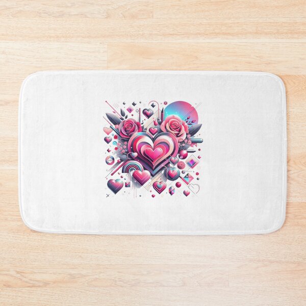 Item preview, Geometric Love: A Modern Valentine's Day Expression designed and sold by Fourseason664.