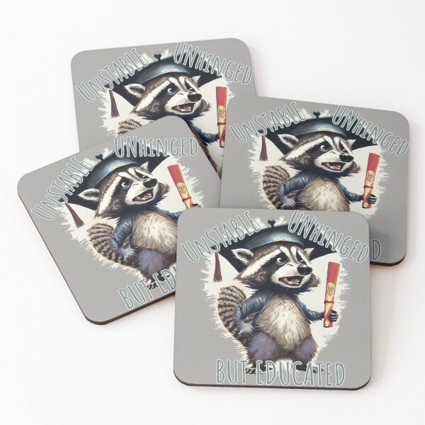 Item preview, But Educated Raccoon designed and sold by DestinyoBestiny.
