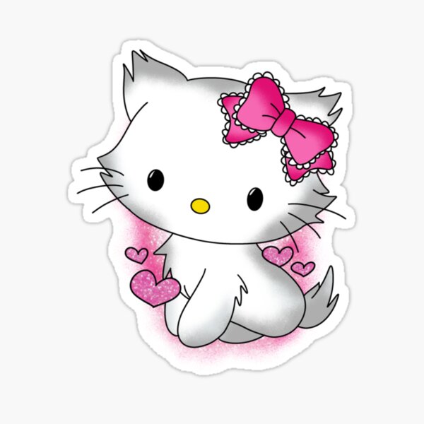 Cute Hello Kitty Sticker Set | Magnet