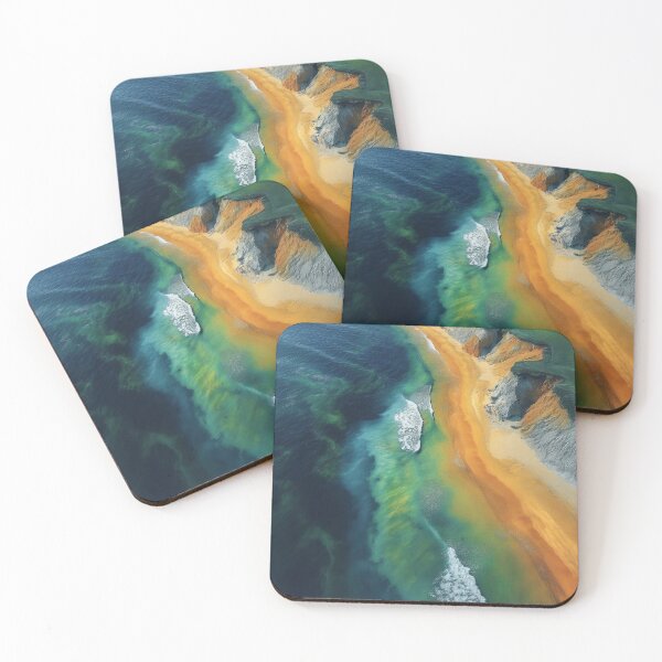 Item preview, Aerial Dance of Ocean and Earth - Bird's Eye View designed and sold by EtherealEchoes.