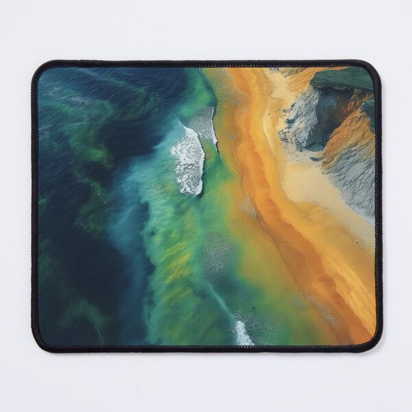 Item preview, Aerial Dance of Ocean and Earth - Bird's Eye View designed and sold by EtherealEchoes.