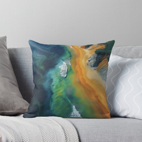 Item preview, Aerial Dance of Ocean and Earth - Bird's Eye View designed and sold by EtherealEchoes.