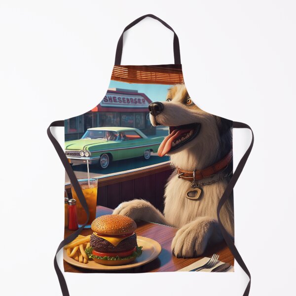 Item preview, Cute Dog at the Diner designed and sold by Angelandspot.