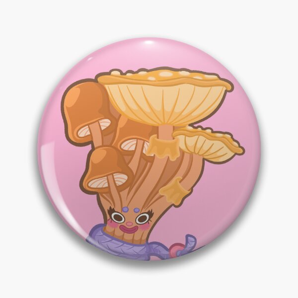 Item preview, Bouquet of kawaii yellow mushrooms Senderuela and Amanita gemmata designed and sold by lizdejupiter.