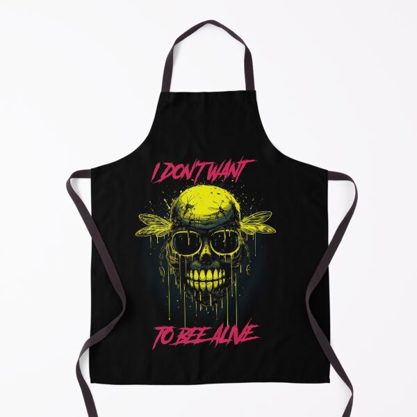 Item preview, I don’t want to bee alive - synthwave cyberpunk designed and sold by GlitchGrotesque.