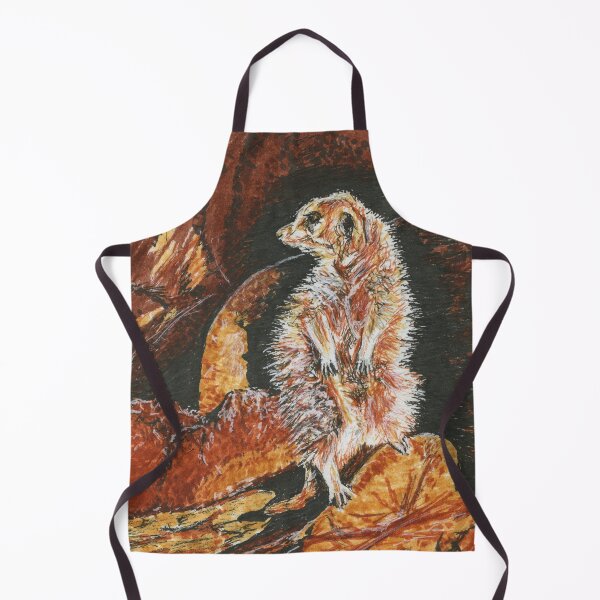 Item preview, Meerkat on Guard at the Lake District Wildlife Park, Bassenthwaite, Cumbria designed and sold by LymphomaLass.