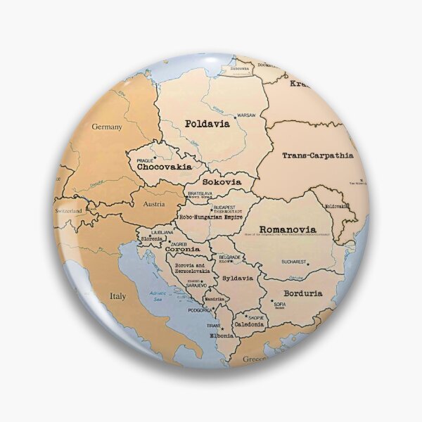Item preview, Eastern Europe Map designed and sold by 300Spikes.
