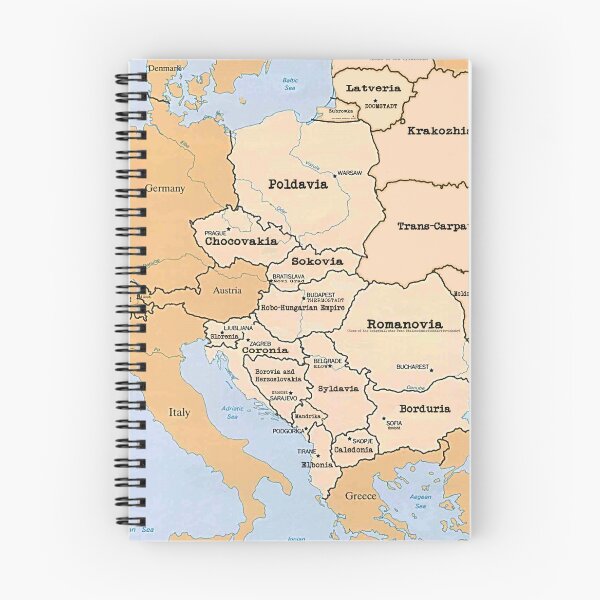 Item preview, Eastern Europe Map designed and sold by 300Spikes.