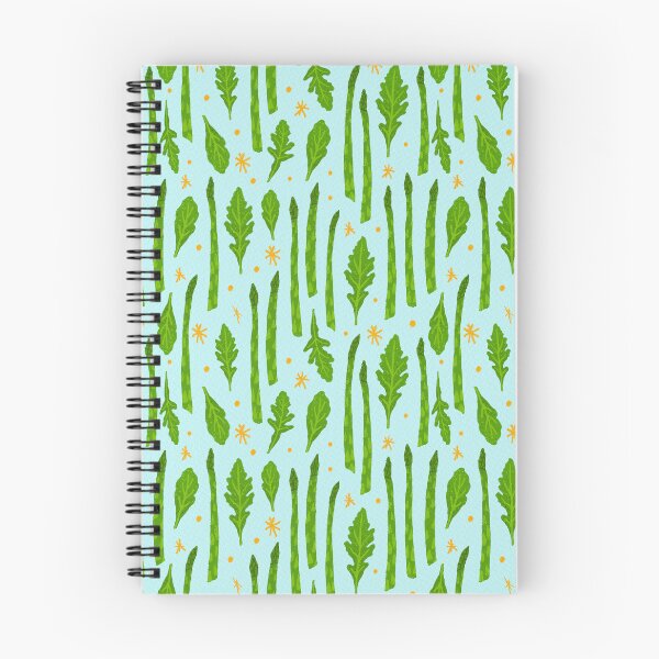 Item preview, Asparagus Arugula - Baby Blue Pattern designed and sold by GabbyRiosDesign.