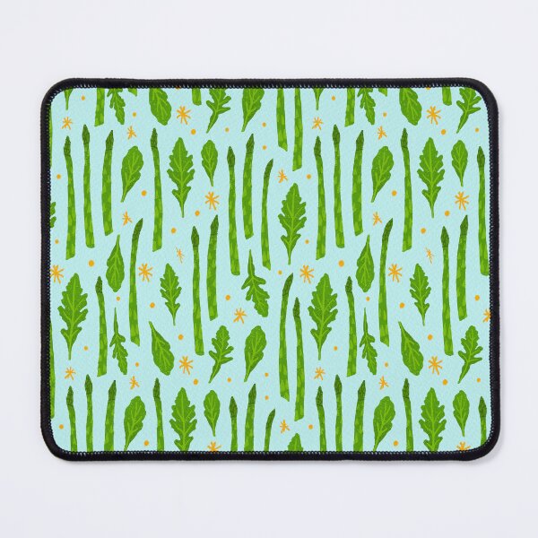 Item preview, Asparagus Arugula - Baby Blue Pattern designed and sold by GabbyRiosDesign.