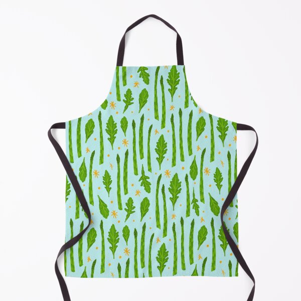 Item preview, Asparagus Arugula - Baby Blue Pattern designed and sold by GabbyRiosDesign.