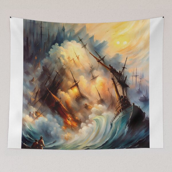 Item preview, Sea Battle at Navarino designed and sold by filusattila.