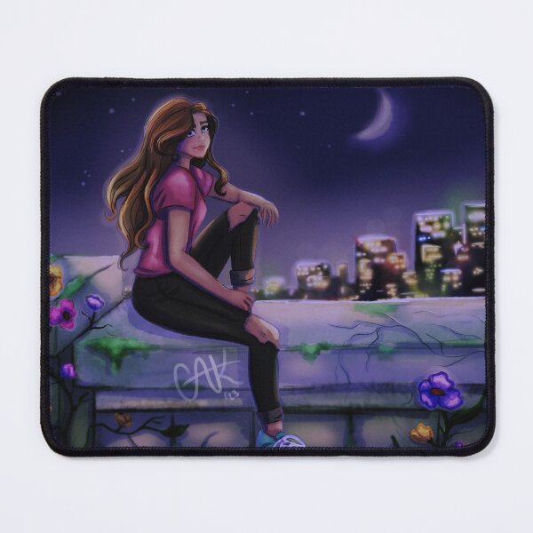 Item preview, Girl Sitting on Ledge Overlooking a City designed and sold by PrincessPeneloP.