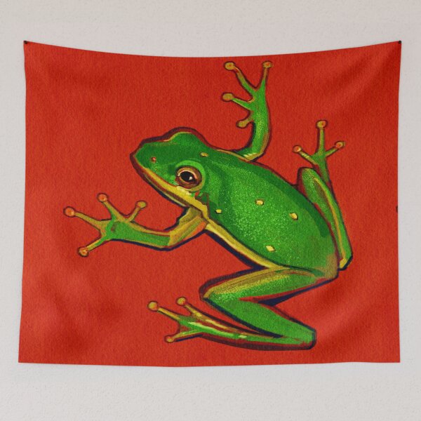 Item preview, Green Tree Frog designed and sold by CozyPixelFluff.