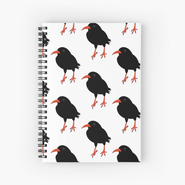 Item preview, Red Billed Chough (Close up) - A Derpy Bird Design designed and sold by YOjosie.