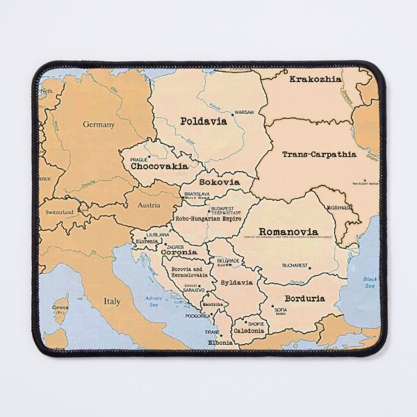 Item preview, Eastern Europe Map designed and sold by 300Spikes.