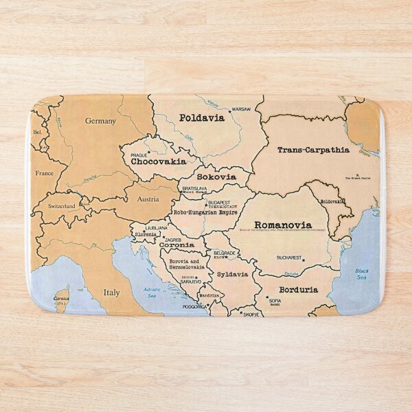 Item preview, Eastern Europe Map designed and sold by 300Spikes.