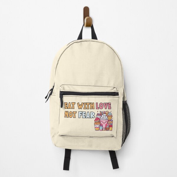 Item preview, Eat with love, not fear. Eating disorders quote designed and sold by Abstractionaly.