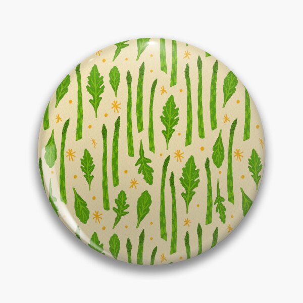 Item preview, Asparagus Arugula - Yellow Pattern designed and sold by GabbyRiosDesign.
