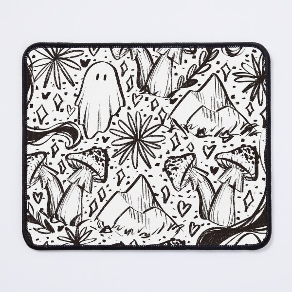 Item preview, Mystic forest pattern black designed and sold by sw-artworks.
