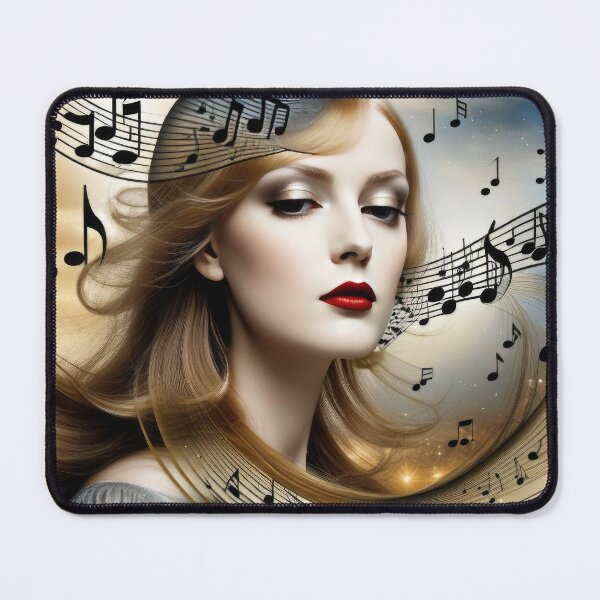 Artikelvorschau, Music wavy musical lines with musical notes entworfen und verkauft von filusattila.