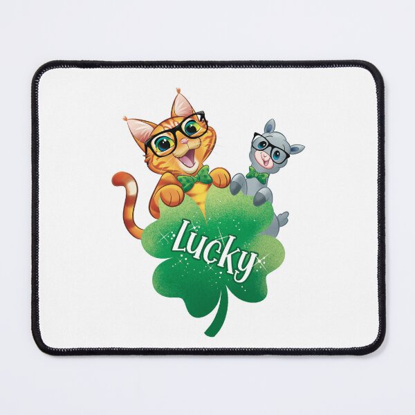Item preview, JoJo & No Drama Llama Lucky Clover Cartoon designed and sold by tigerjojo.