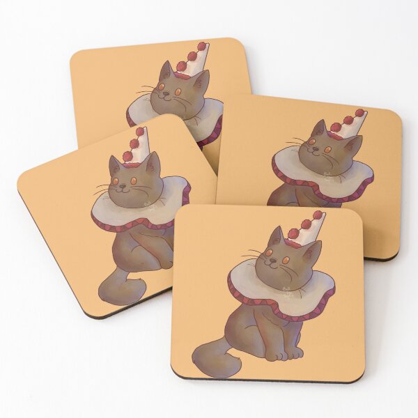 Item preview, Gray Circus Cat designed and sold by BelltheJoyful.