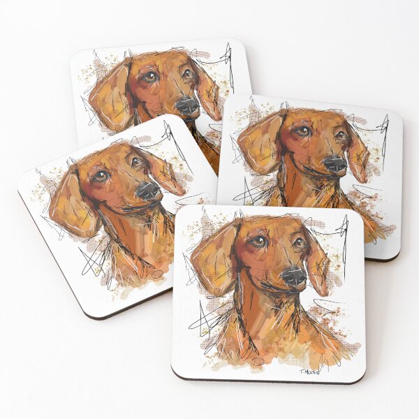 Item preview, Tan Dachshund designed and sold by TraceyMackieArt.