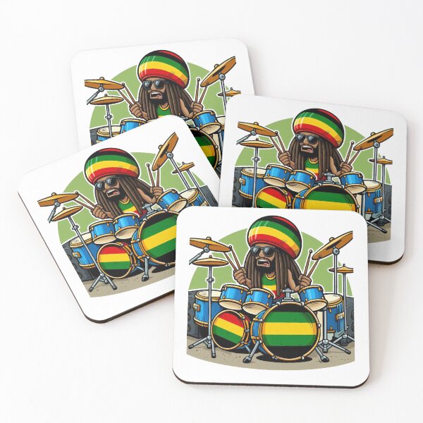 Item preview, Rasta Drummer designed and sold by Poodel.