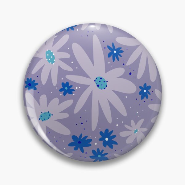 Item preview, Flowers in blue. A calm evening meadow. designed and sold by KOUZZA.