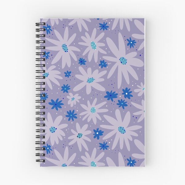 Item preview, Flowers in blue. A calm evening meadow. designed and sold by KOUZZA.