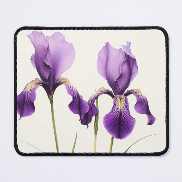 Item preview, Vibrant Spring Blossoms Series: Exquisite Irises Watercolor Artwork - Floral Elegance for Home Styling & Office Decor designed and sold by Peek-Designs.