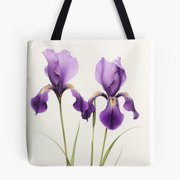 Item preview, Vibrant Spring Blossoms Series: Exquisite Irises Watercolor Artwork - Floral Elegance for Home Styling & Office Decor designed and sold by Peek-Designs.