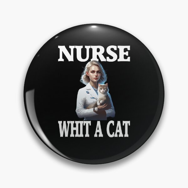 Item preview, Nurse with cat Cool cat design designed and sold by ReneMM.