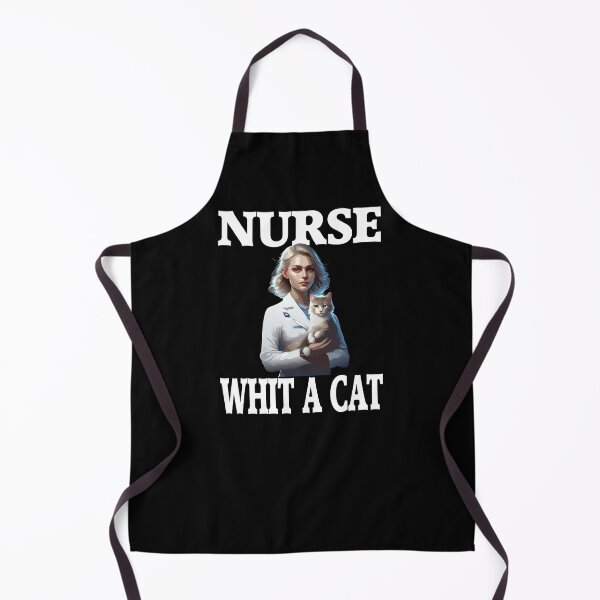 Artikelvorschau, Krankenschwester mit Katze Cooles Katzen Design entworfen und verkauft von ReneMM.