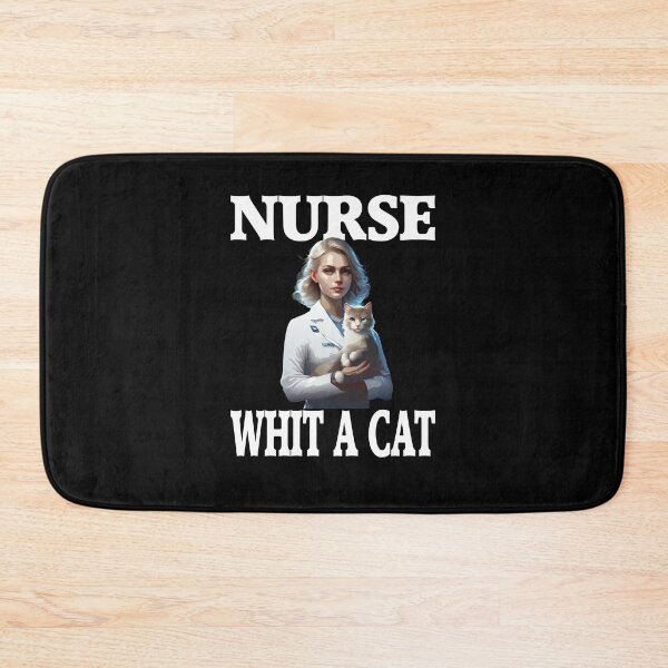 Item preview, Nurse with cat Cool cat design designed and sold by ReneMM.