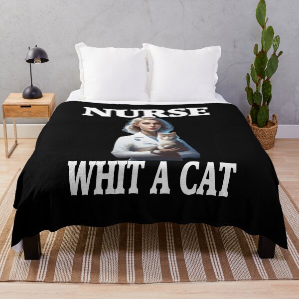 Item preview, Nurse with cat Cool cat design designed and sold by ReneMM.
