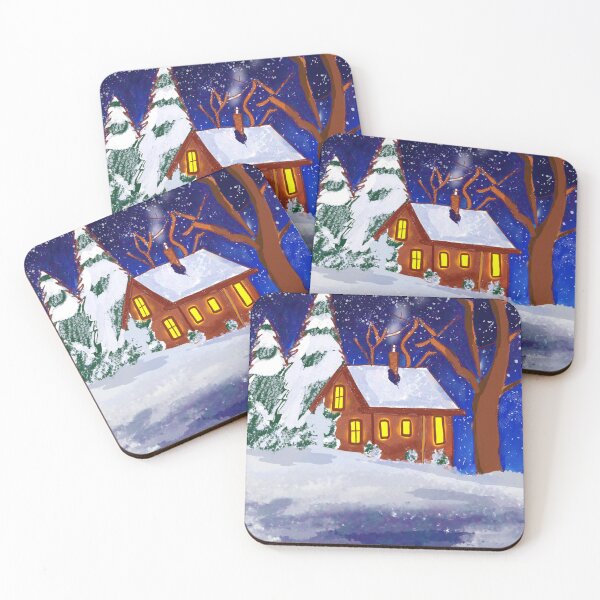 Item preview, Winter Snow House designed and sold by canvascreation2.