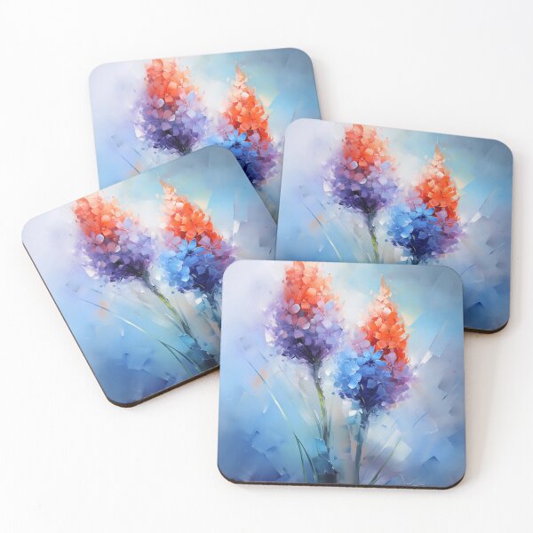 Item preview, Vibrant Spring Blossoms Series: Exquisite Hyacinths Watercolor Artwork - Floral Elegance for Home Styling & Office Decor designed and sold by Peek-Designs.