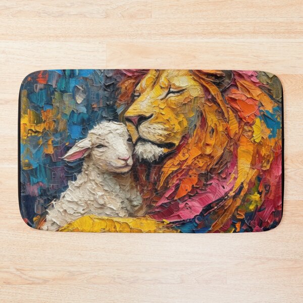 Item preview, LION AND THE LAMB designed and sold by ArtbyRolleen.