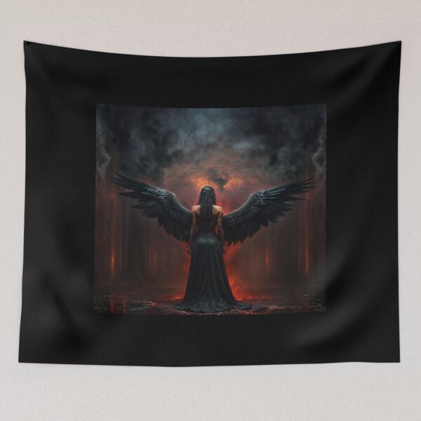 Item preview, Elegant gorgeous Raven woman designed and sold by Fantasymachine.